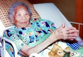 Japan's oldest person turns 113 in Sept.